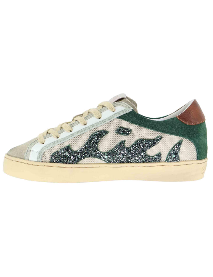Sneakers donna Gamin in pelle e tessuto verde 780134GM 025 Gamin 