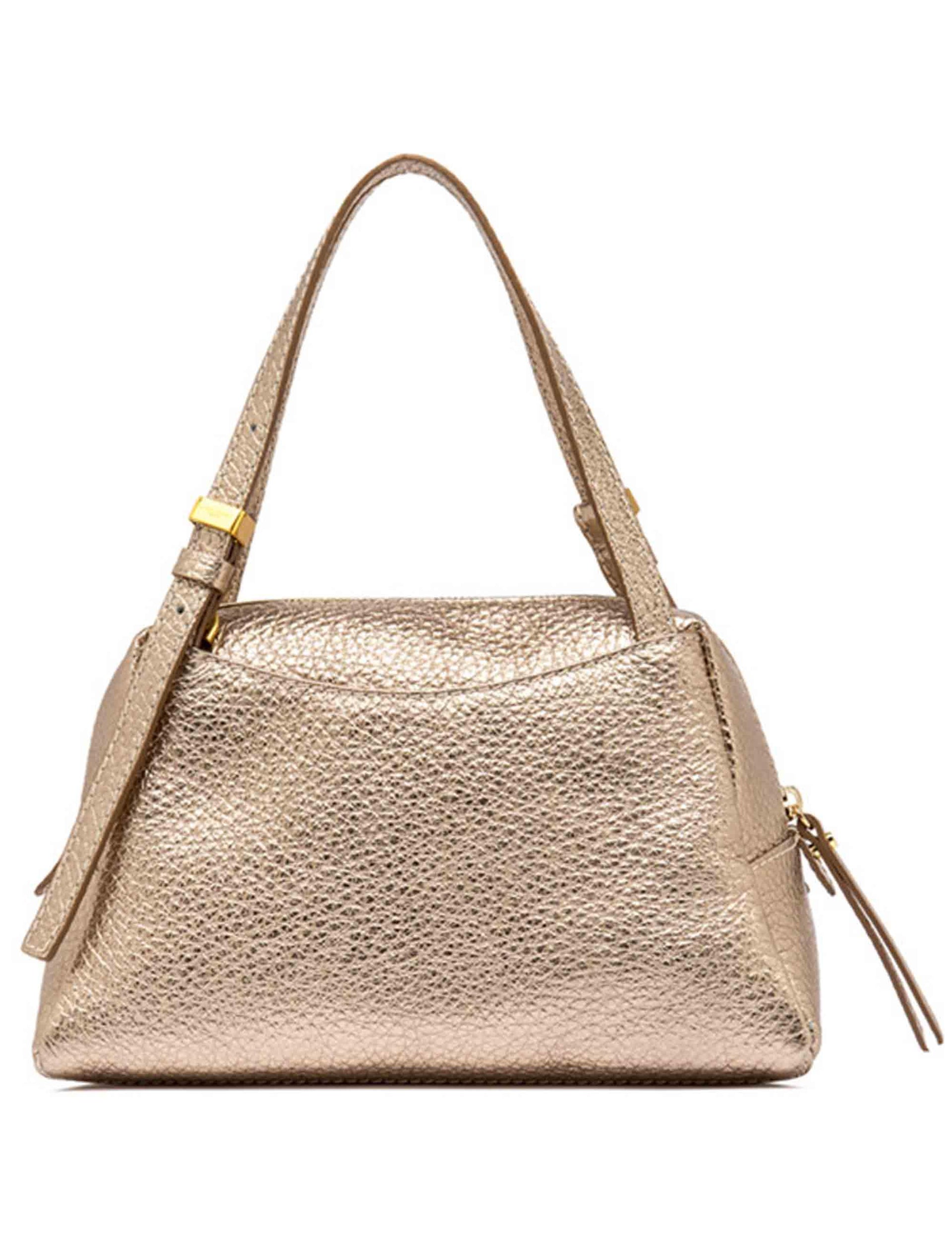 Borse donna Dea in pelle platino con doppi manici e tracolla removibile BS11525 TKL 6083 Gianni Chiarini 