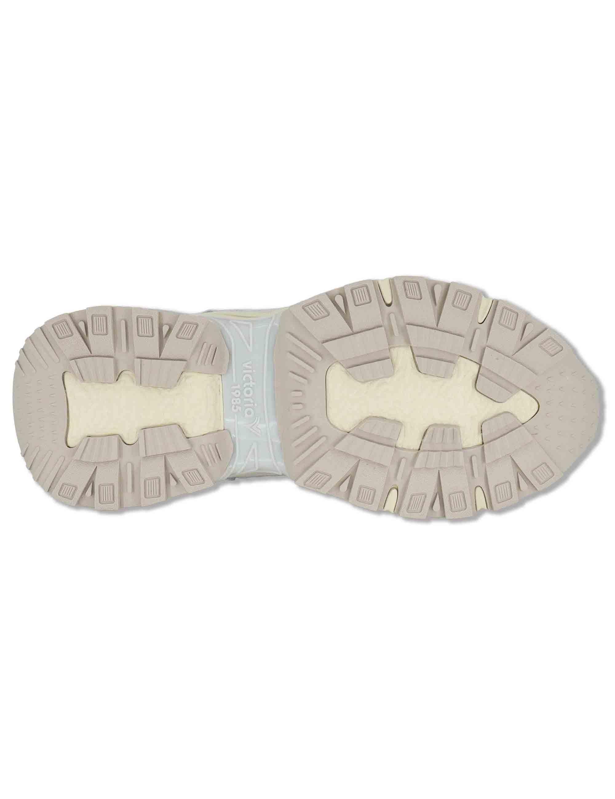 Sneakers donna Mythos in pelle e tessuto grigio con suola alta e sportiva 8809104 12_Gris Victoria 