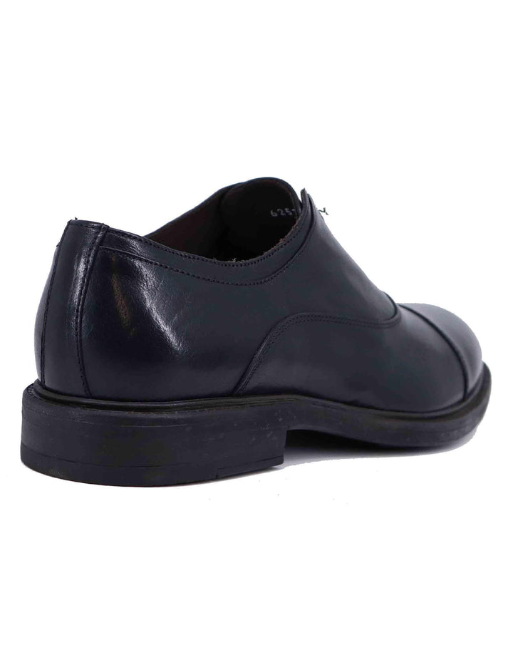 Stringate uomo in pelle nera con suola in gomma SPU2651 001 Spatarella 