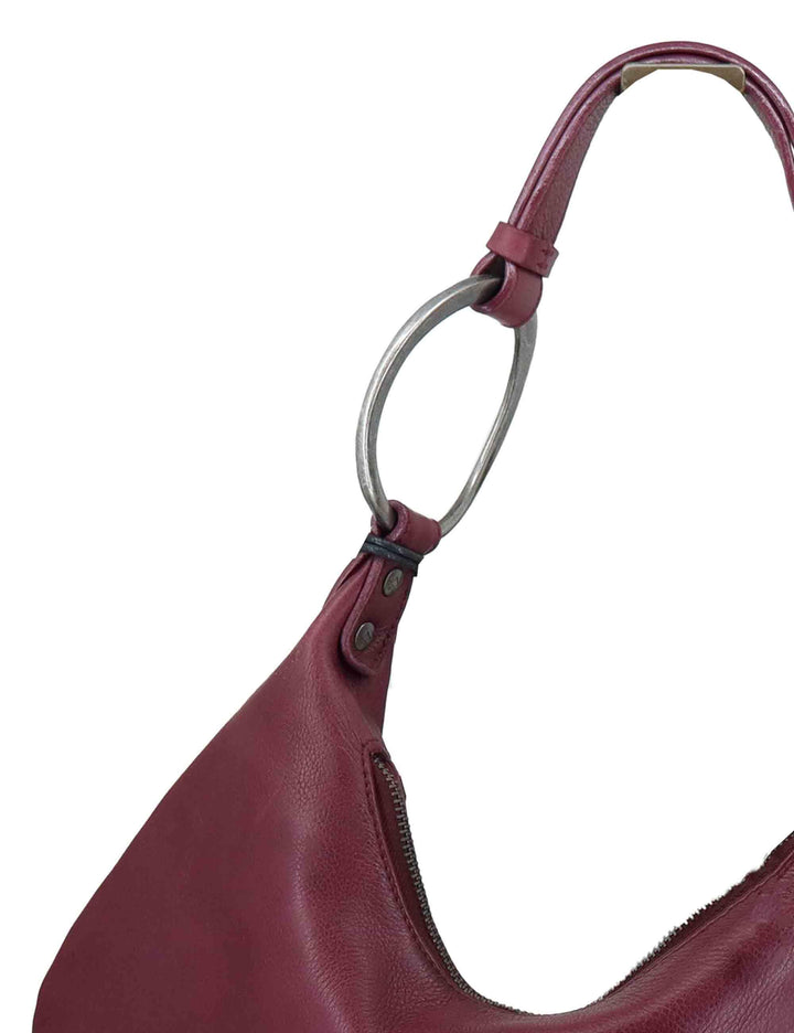 Borse donna urban hobo maxi in pelle bordeaux RBS 9002 038 Rehard 