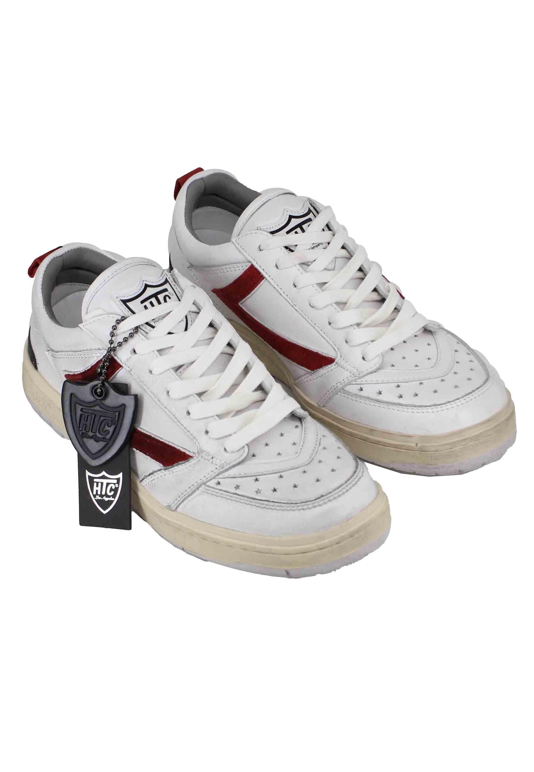 Sneakers uomo Starlight Shield in pelle bianca 23WHTSC015 905 HTC Los Angeles 