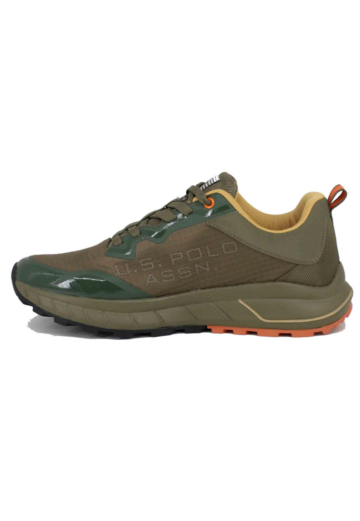 Sneakers uomo in tessuto tecnico verde SETH005 MIL U.S. Polo Assn. 