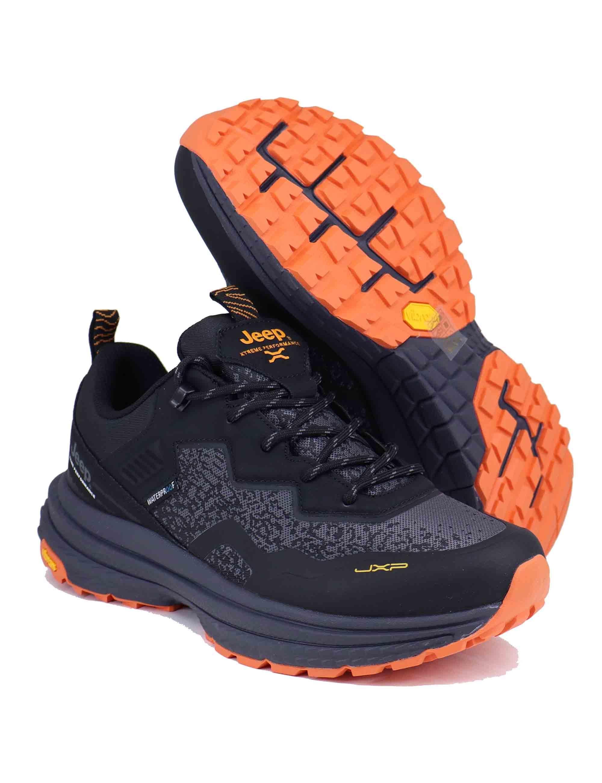 Sneakers uomo in tessuto tecnico nero JM42201A 062 Jeep 