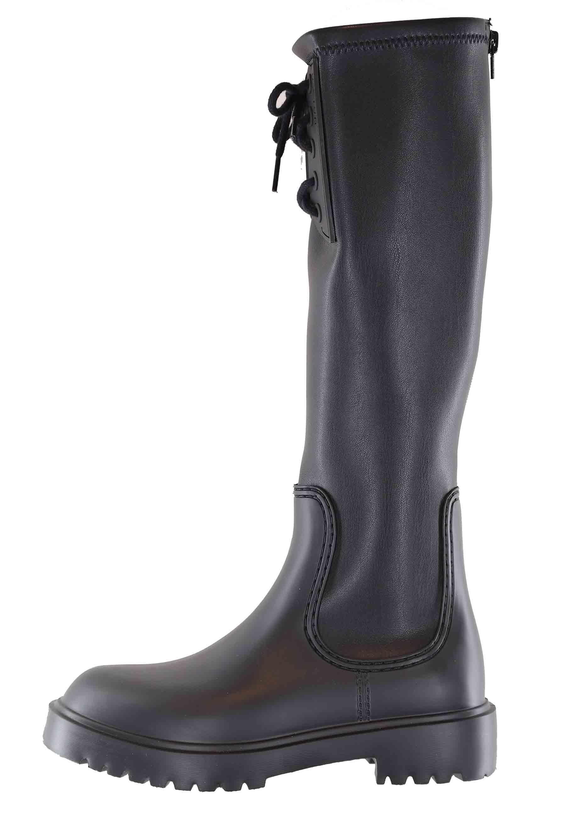 Stivali pioggia donna in pvc nero FAY STB BLACK Unisa 