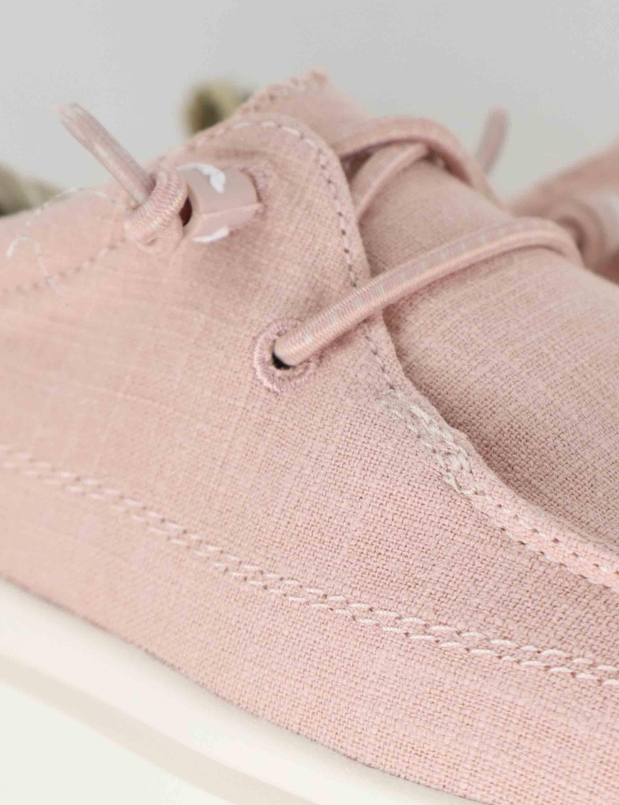 Sneakers donna Nature Wallabee in tessuto rosa con lacci elastici JL61530A 080 Jeep 