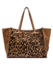 Marcella bags in animal print leather for women BS12120 LYNX