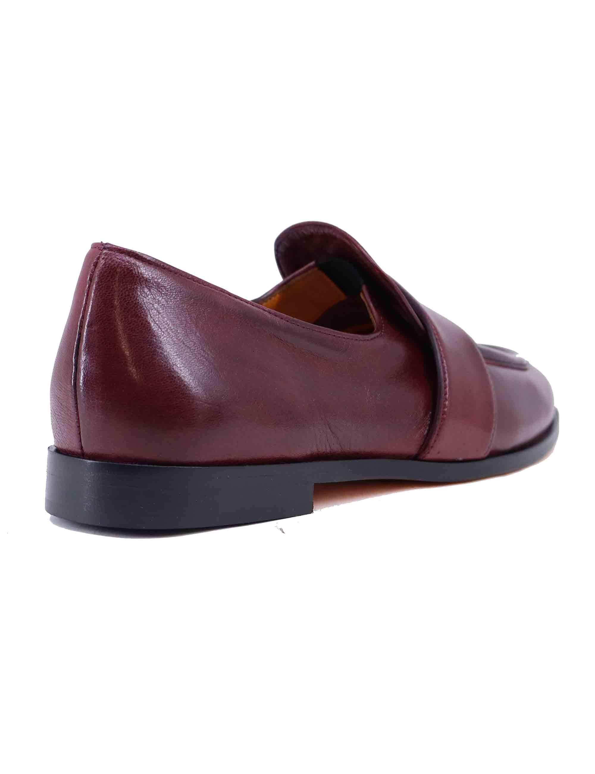 Mocassini donna in pelle bordeaux ulta soft SP1018 024 Spatarella 