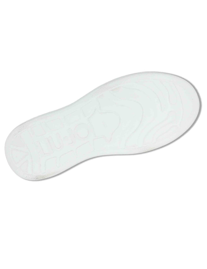 Sneakers uomo in pelle bianca con suola in gomma alta BIG 01 WHITE Liu-Jo 