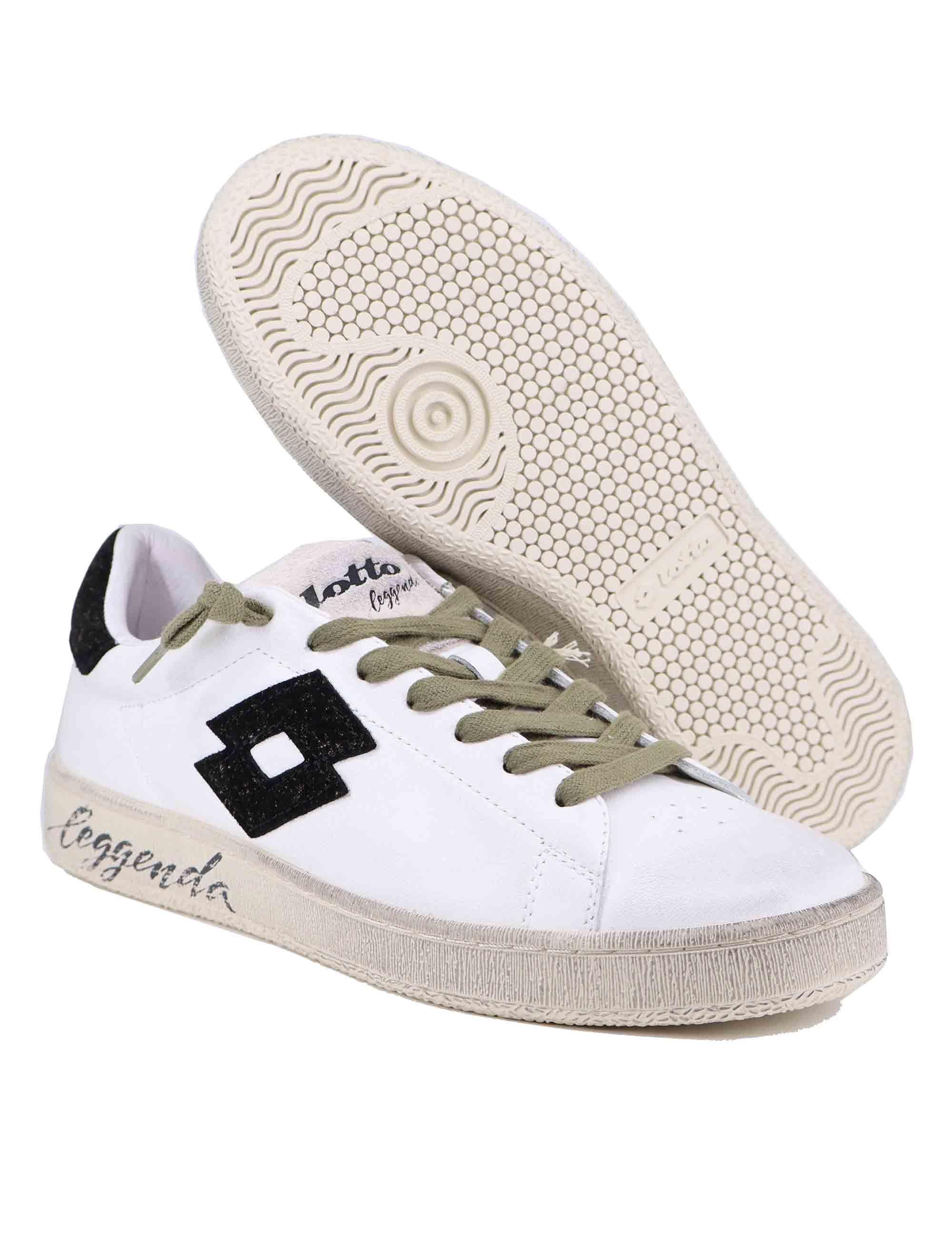 Snekaers uomo in pelle bianca 2218890 CSC Lotto Leggenda 