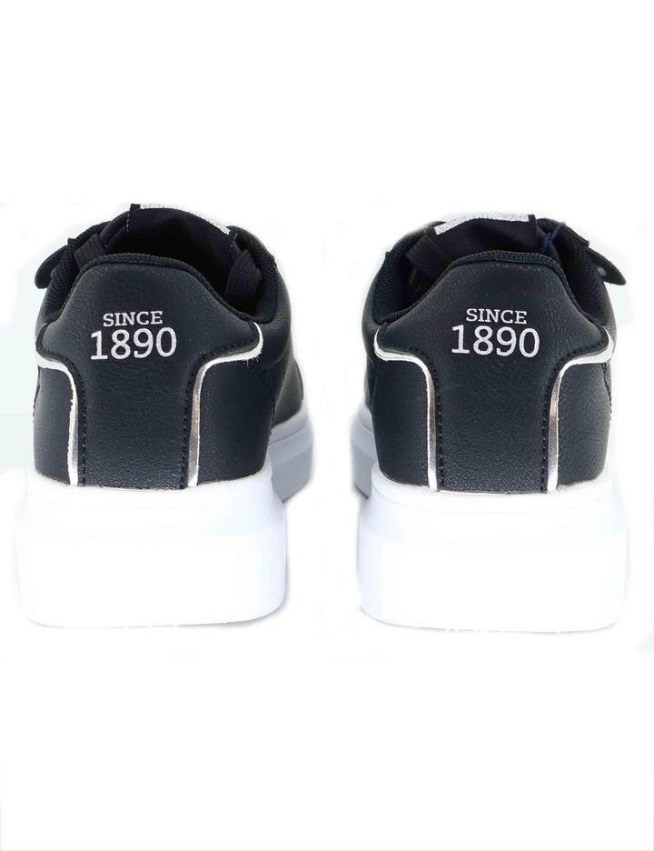Sneakers donna in tessuto nero con logo laterale e suola alta CODY011C BLK U.S. Polo Assn. 