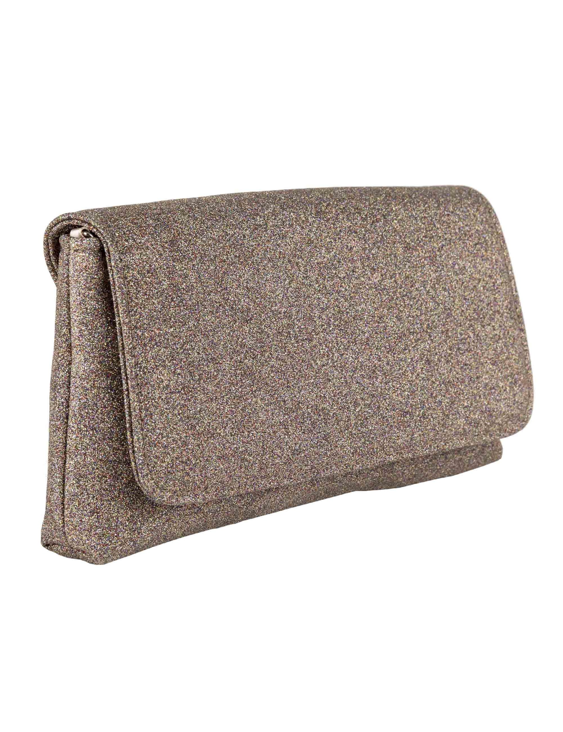 Borse donna in glitter cipria con tracolla ACX678 VINTAGE Anna Cecere 