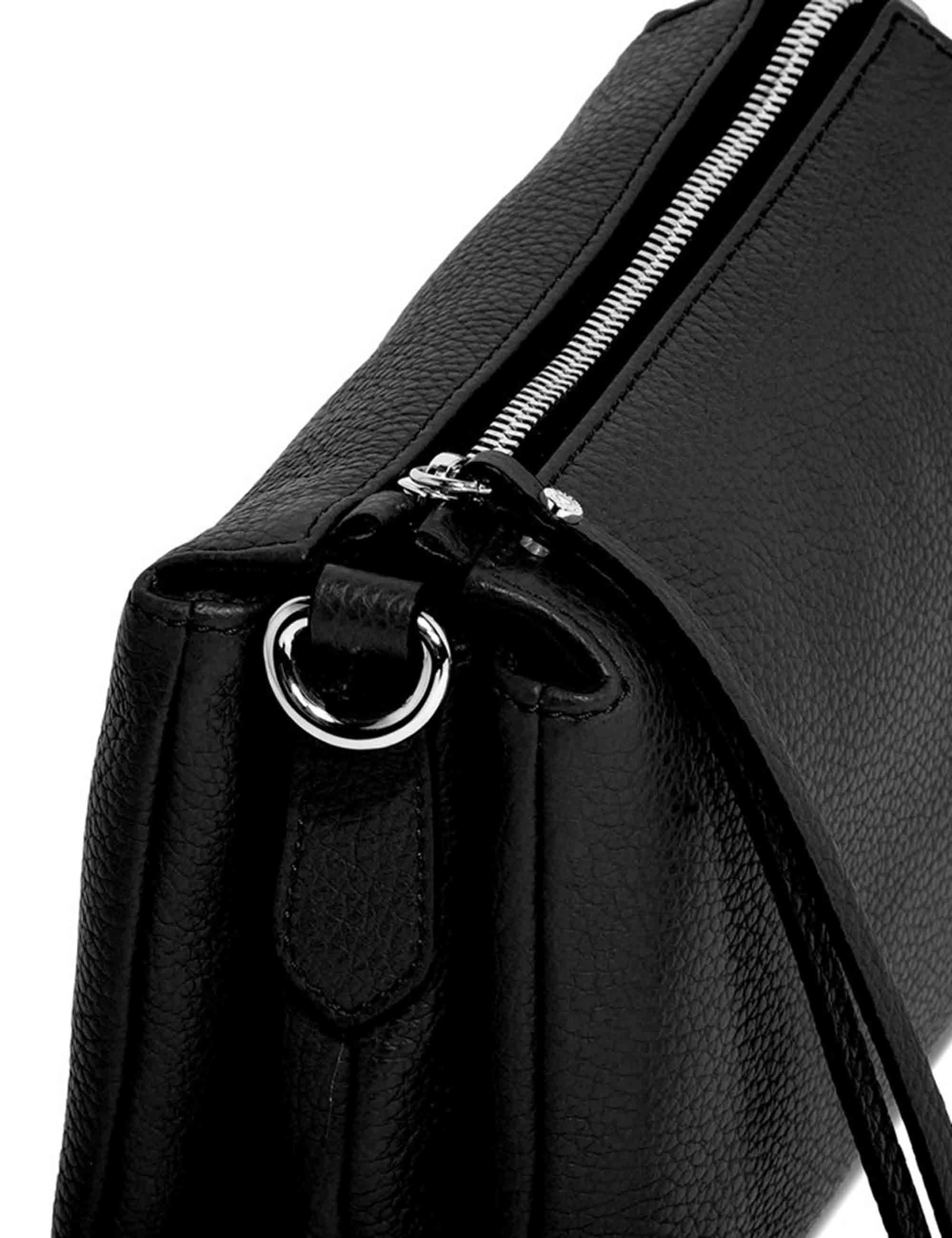 Borse donna Three in pelle martellata nera BS4362 001 COMMGRN Gianni Chiarini 