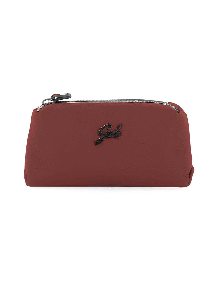 Beauty case donna in pelle cuoio con zip G000080ND X2428 C1559 Gabs 