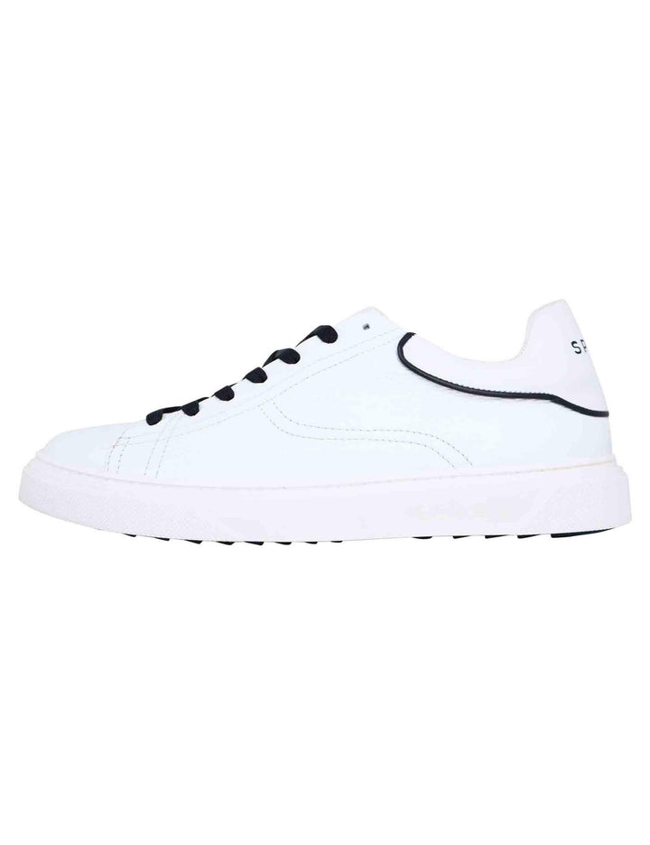 Sneakers uomo in pelle bianca SPSC01 001 Spark for Spatarella 