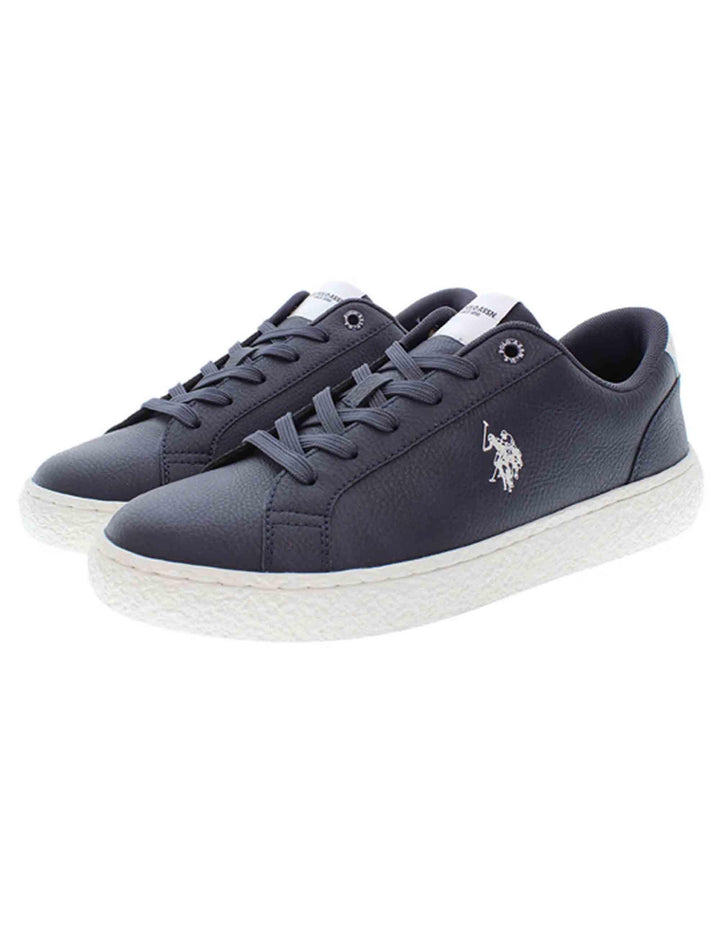 Sneakers uomo in tessuto blu con logo laterale e suola in contrasto JODIE002 DBL001 U.S. Polo Assn. 