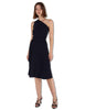 Abiti Soft in jersey nero monospalla Donna JF671570210 20000