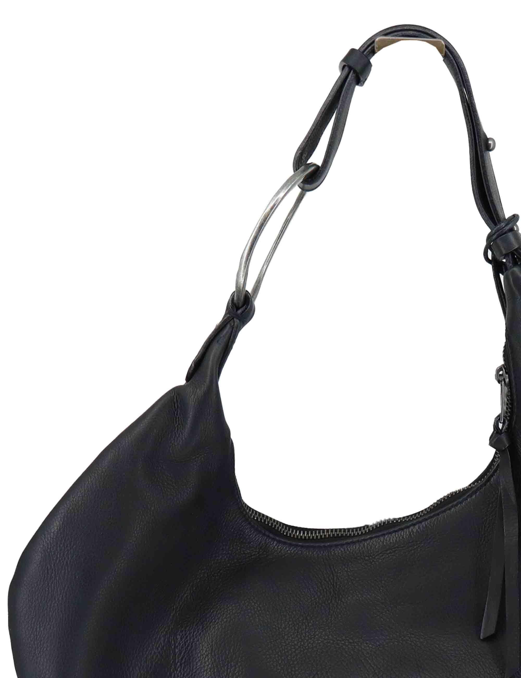 Borse donna urban hobo maxi in pelle nera RBS 9002 047 Rehard 