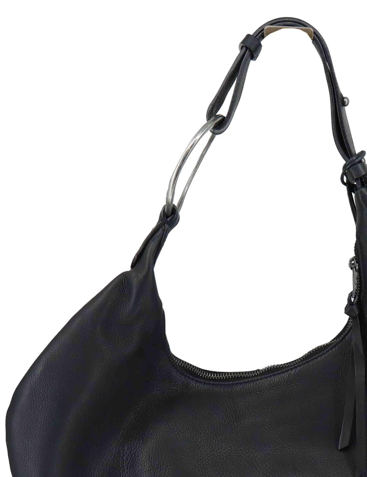 Borse donna urban hobo maxi in pelle nera RBS 9002 047 Rehard 