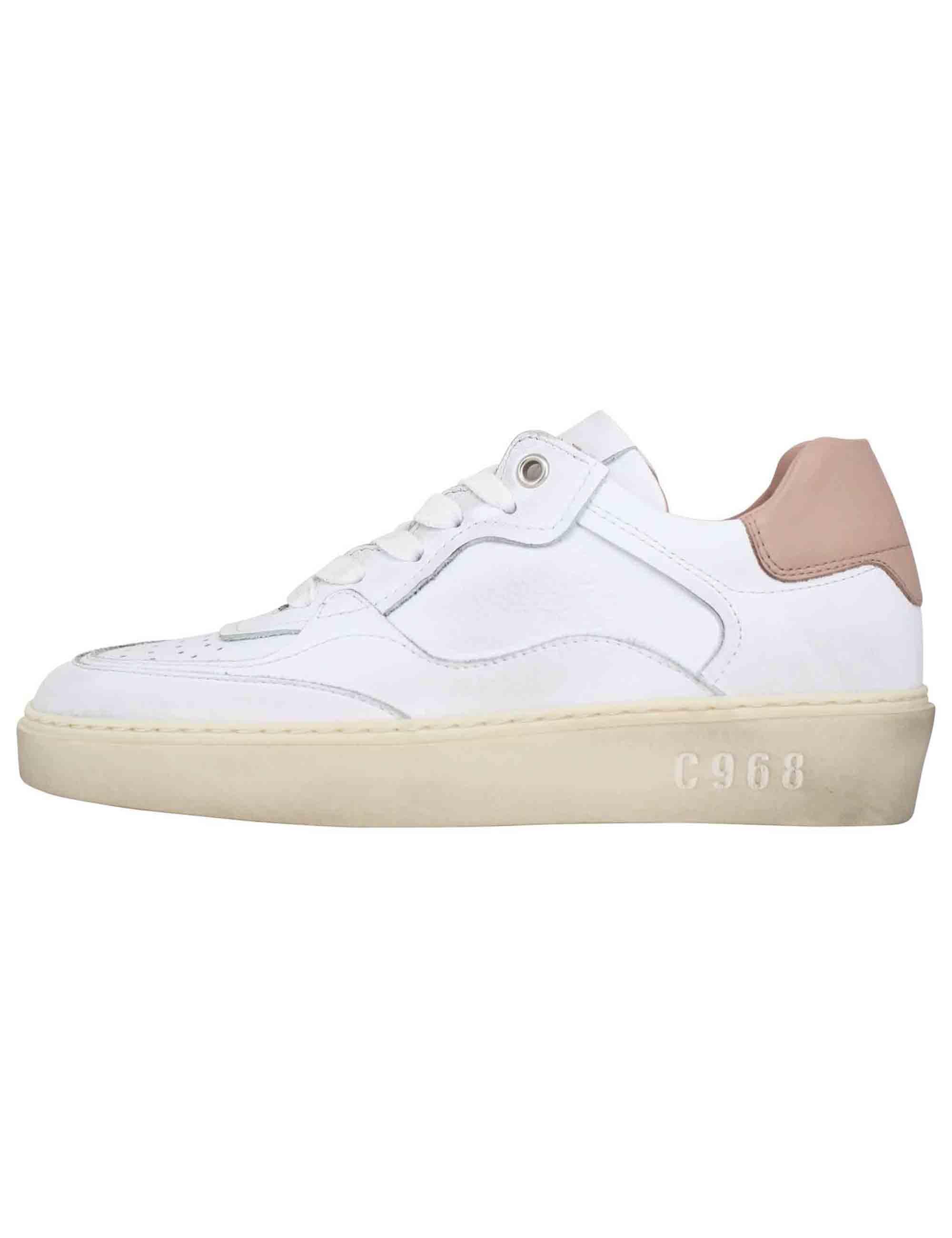 Sneakers donna in pelle bianca KATE 100 Corvari C968 