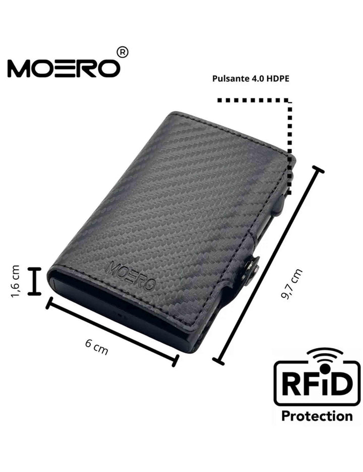 Portafogli uomo Carbon Black Classic CARBON CLASSIC BLACK Moero 