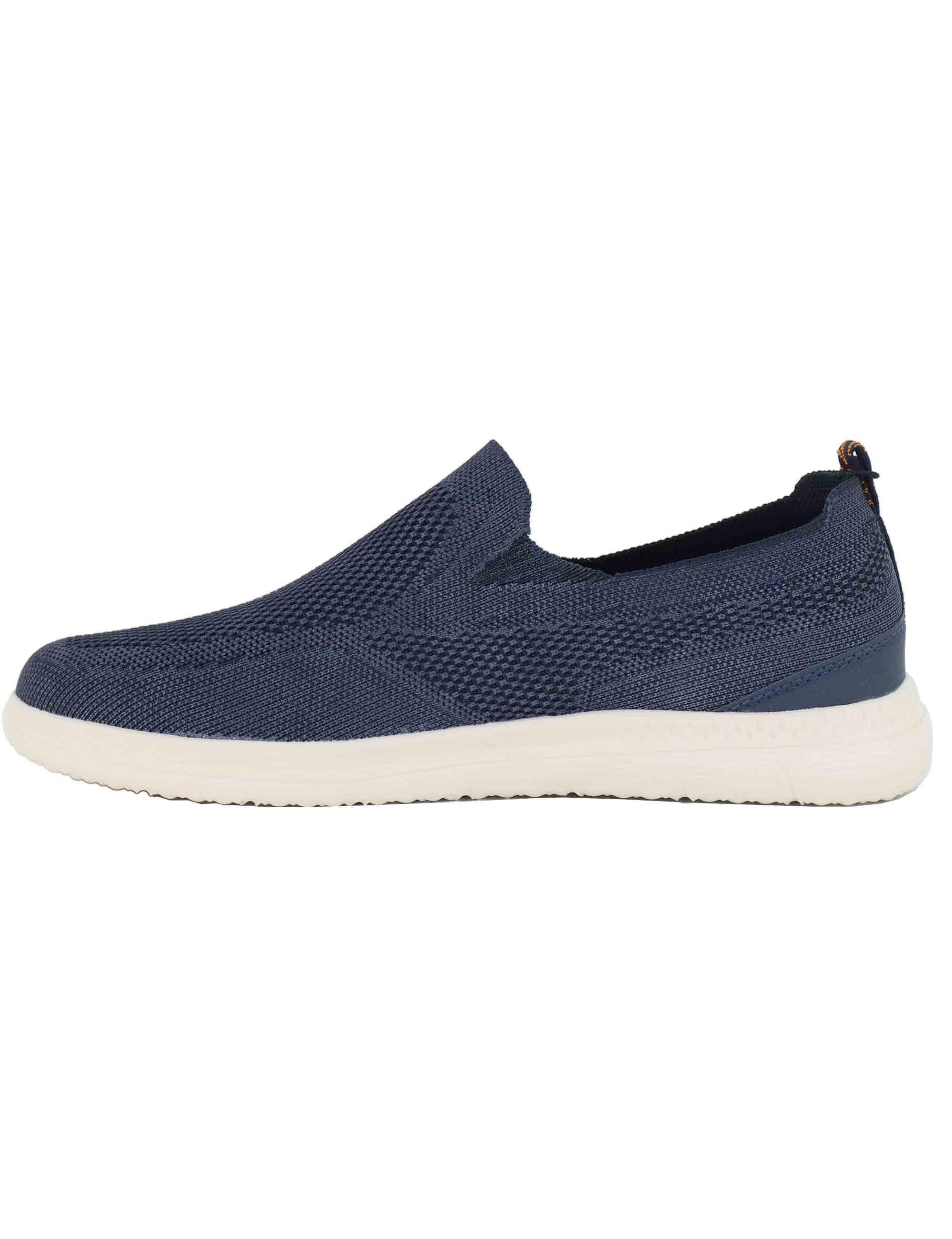 Mocassini uomo Karoo in tessuto elaticizzato blu JM51010A 016 Jeep 