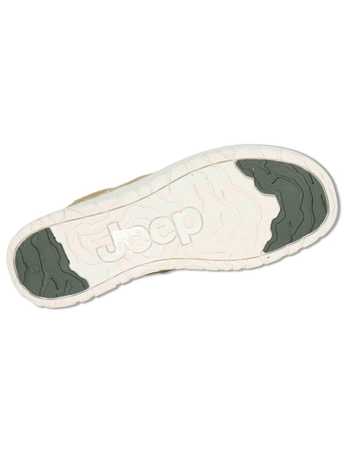 Mocassini uomo Samoa Slip On Cvs in canvas washed riciclato beige JM61112A 036 Jeep 