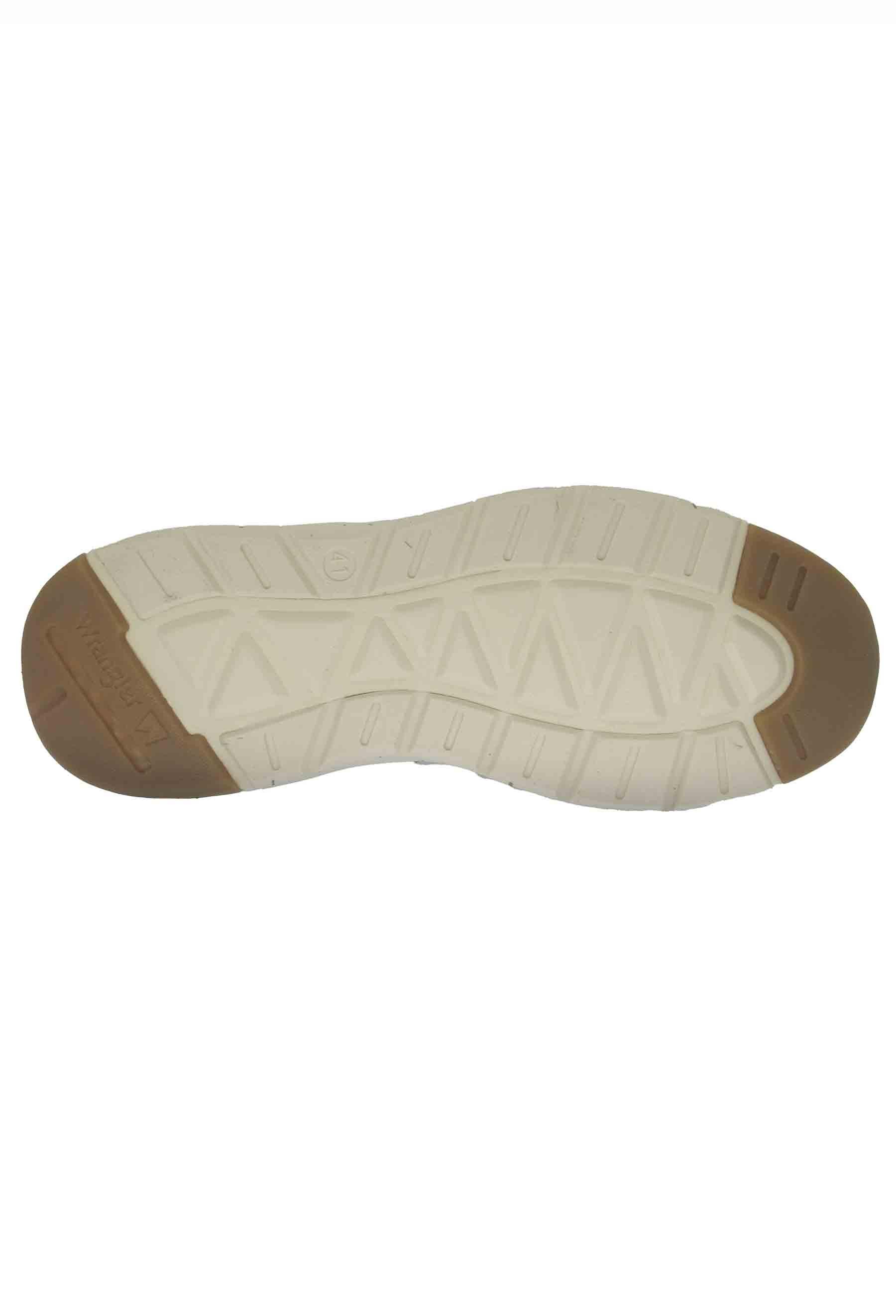 Sneakers uomo Pioneer Suede in pelle sabbia con suola ultra light e memory foam WM21111A 025 Wrangler 