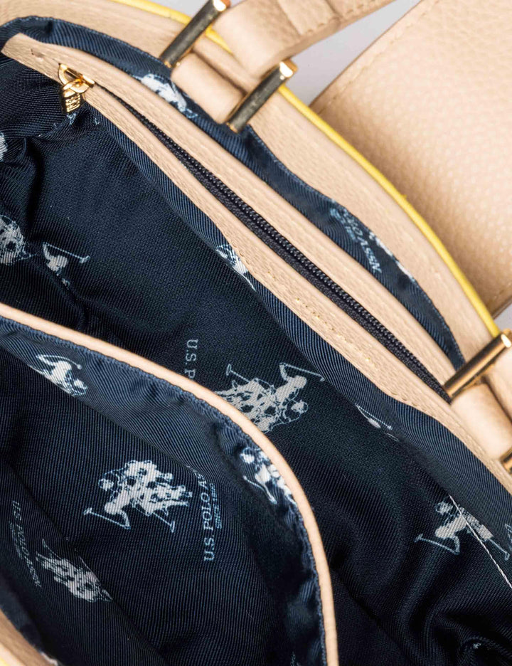 Borse donna New Mansion in eco pelle gialla BEUE56394WV P998 U.S. Polo Assn. 