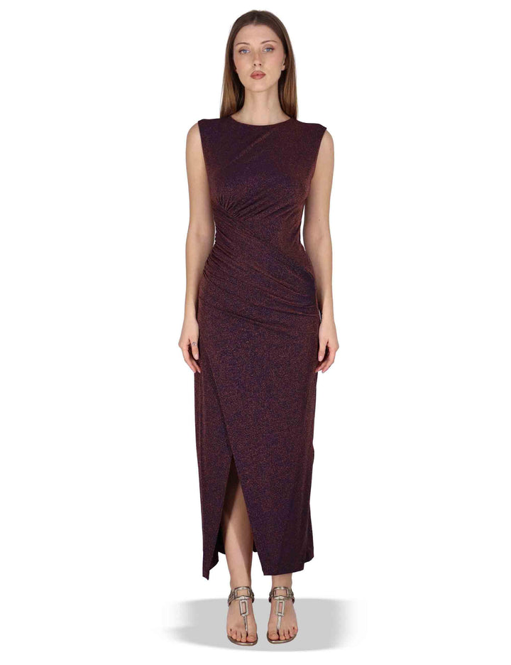 Abiti donna Long Draped in jersey blu con spacco JABAB0001-F1485-1260 6008 Justmine 