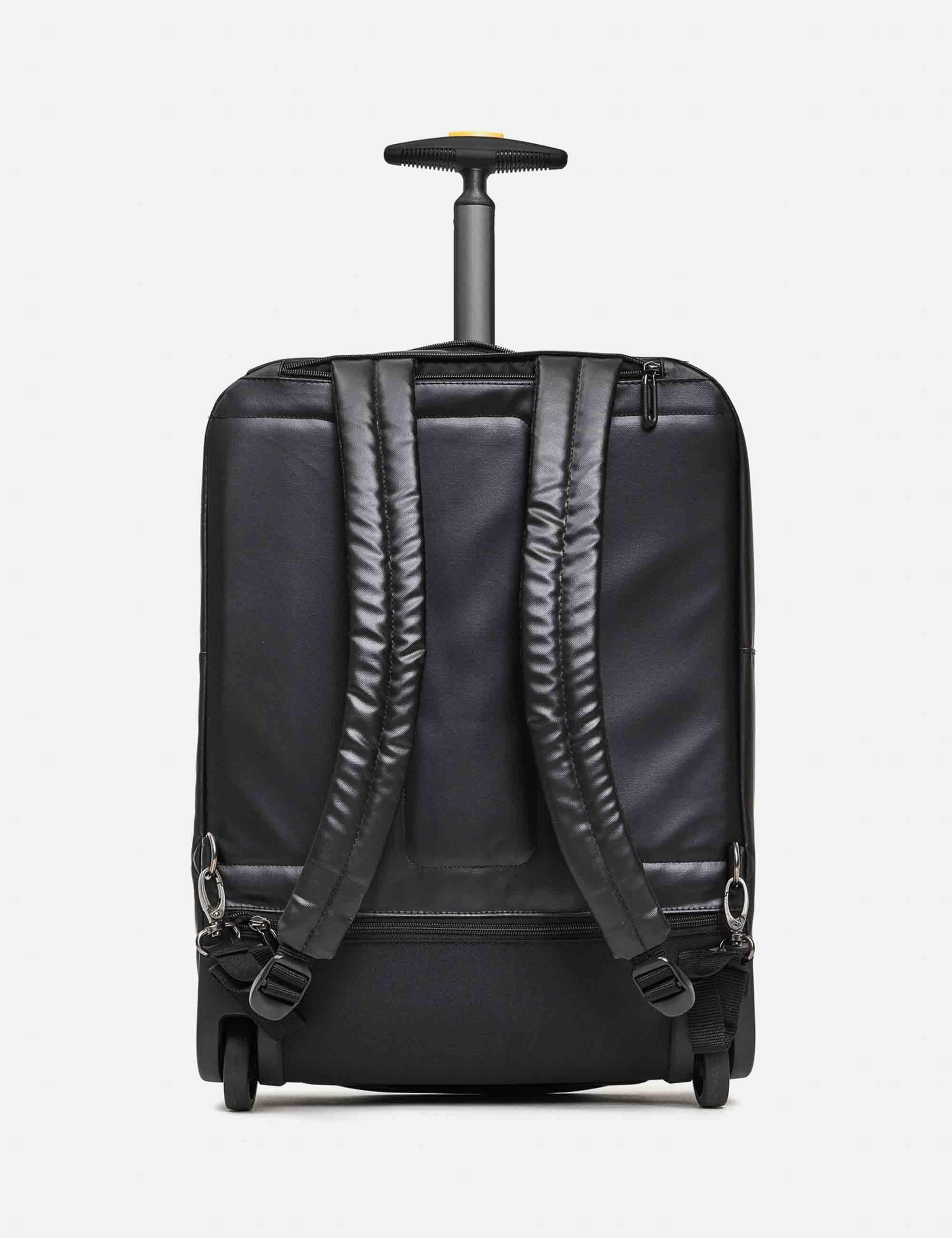 Zaini trolley soft nero Eco Coated 54x38,5x18 Uomo P10OSV06 651