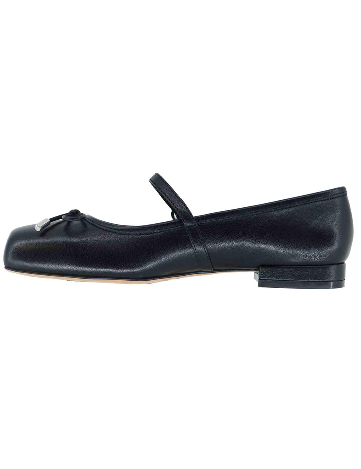 Ballerine donna in pelle nera con fiocchetto BL5801X 001 Bruno Premi 
