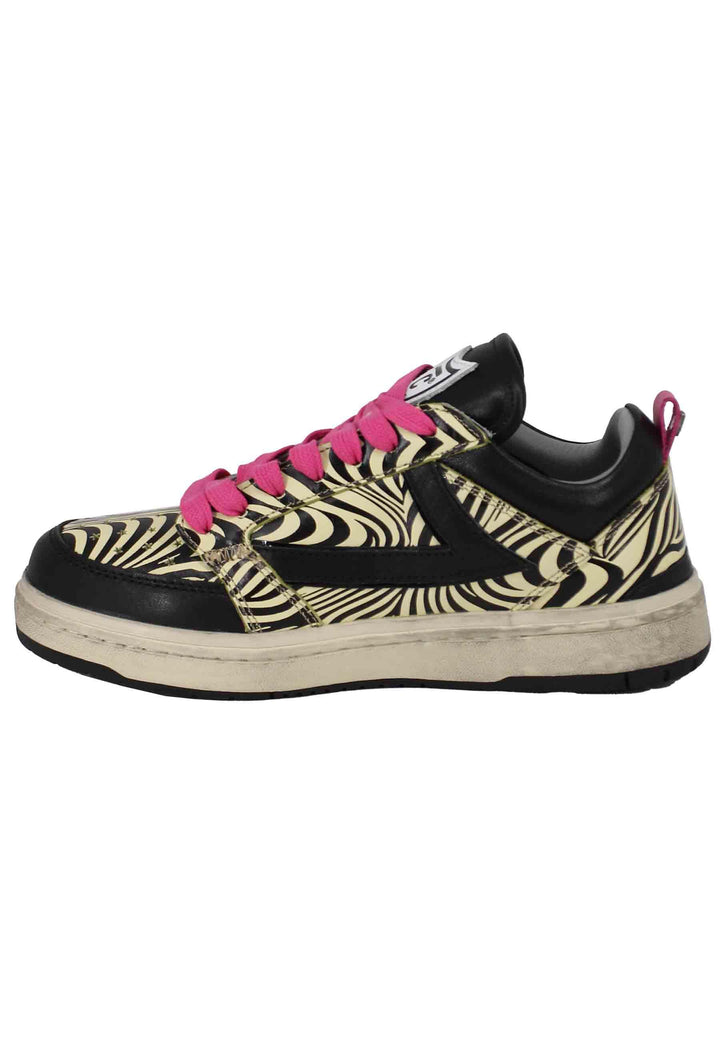 Sneakers donna Starlight Zebra in pelle animalier 23WHTSC023 900 HTC Los Angeles 