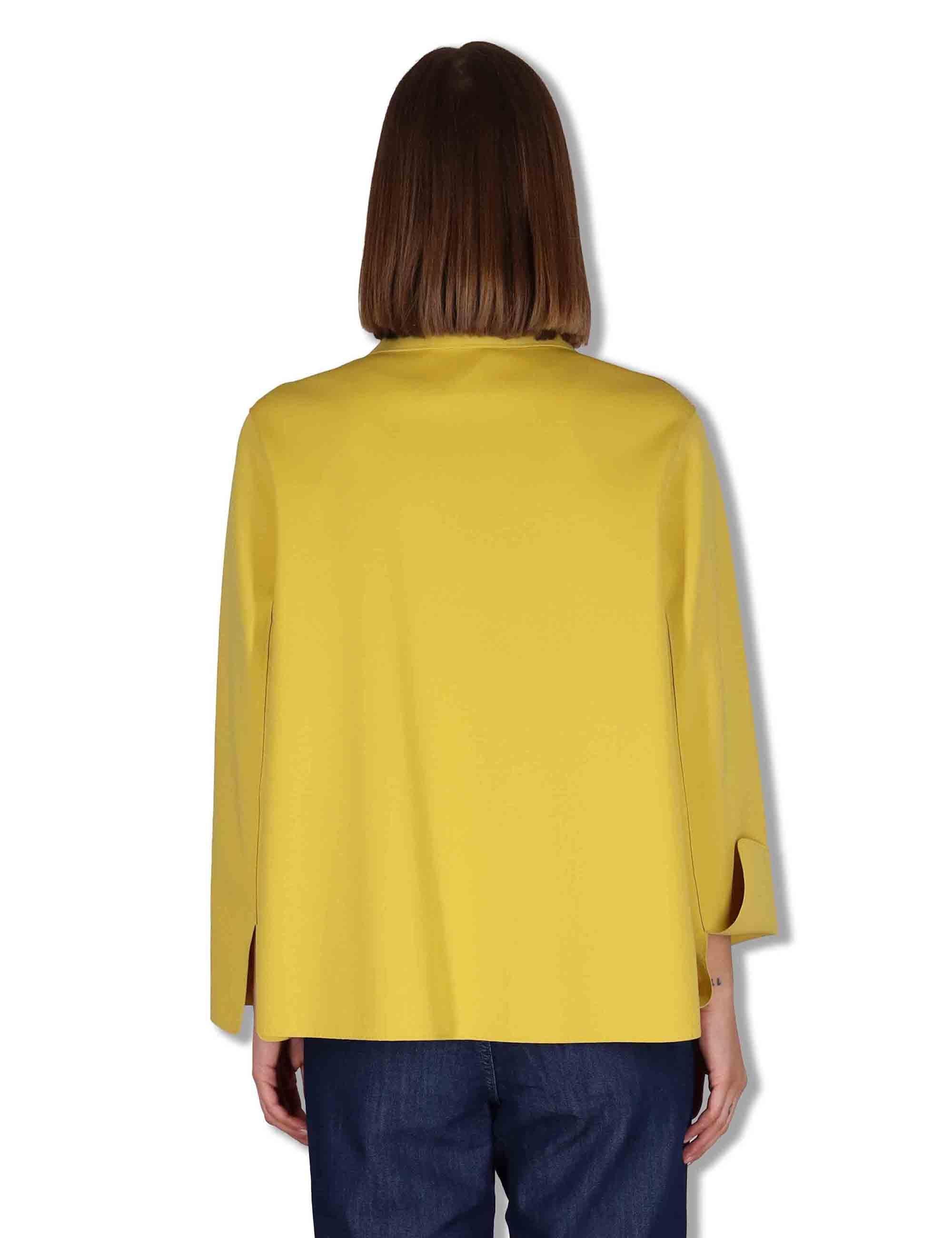 Giacche donna monopetto Angelico in tessuto stretch giallo 50260010 091 Ewooluzione 