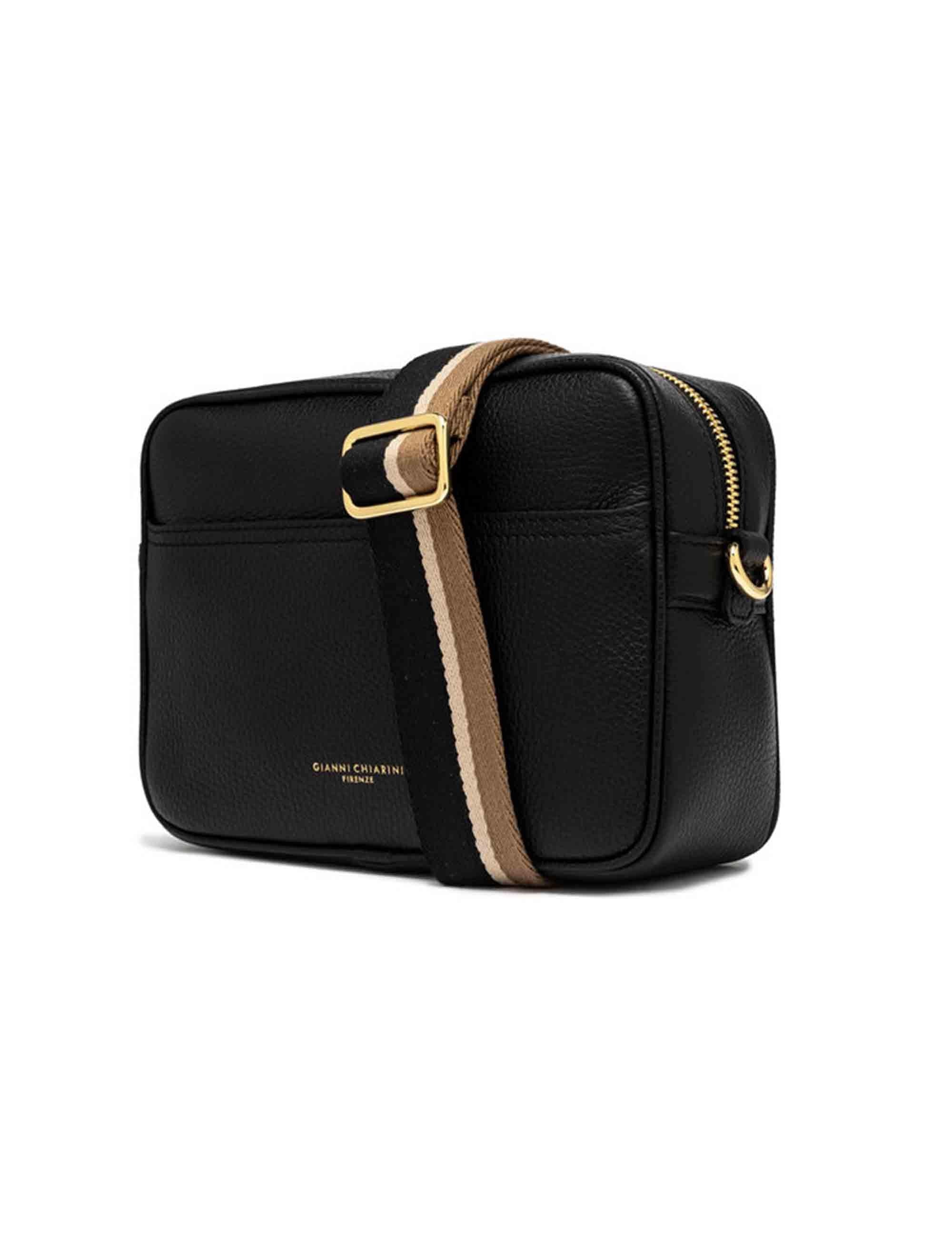 Gianni Chiarini Borse donna Nina in pelle martellata nera BS11180 001 COMMGRN-NAOP Gianni Chiarini 