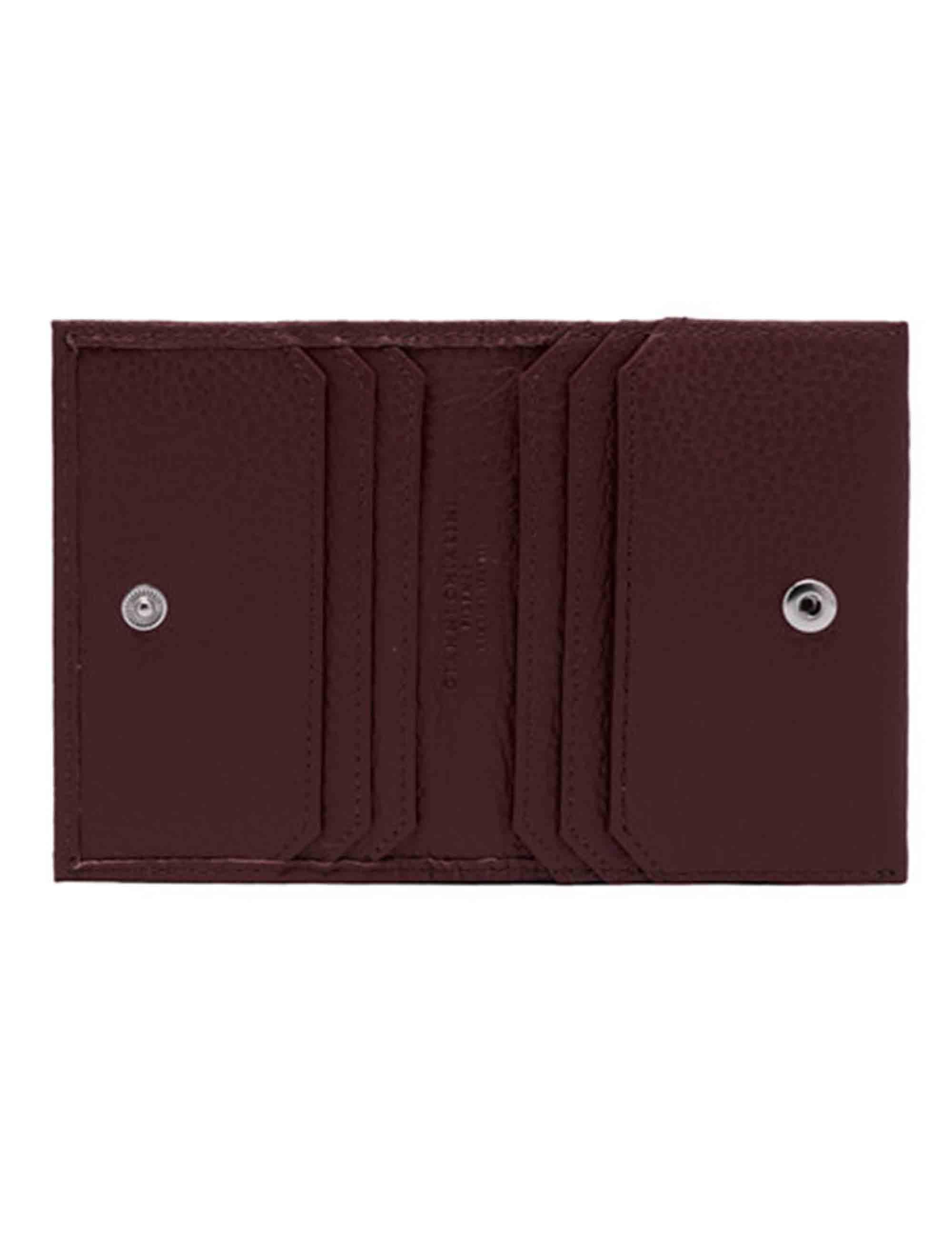 Portafogli Wallets Grain in pelle bordeaux PF5039 14050 GRN Gianni Chiarini 