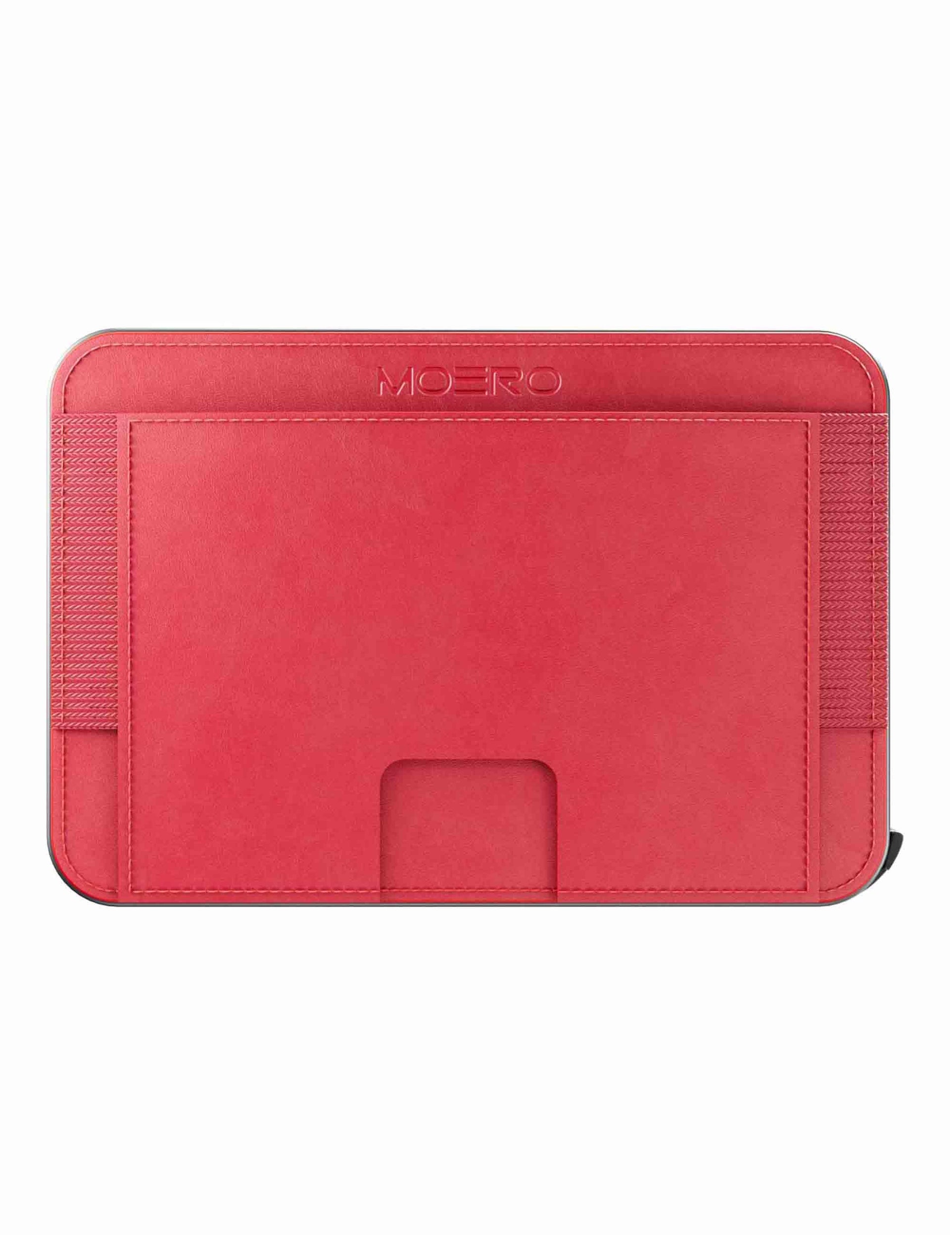 Portafogli in pelle rossa con calamita M2 HDPE RED Moero 