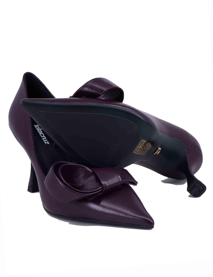 Decollete donna Salones in pelle viola tacco alto 191Z13BK 42 Lola Cruz 
