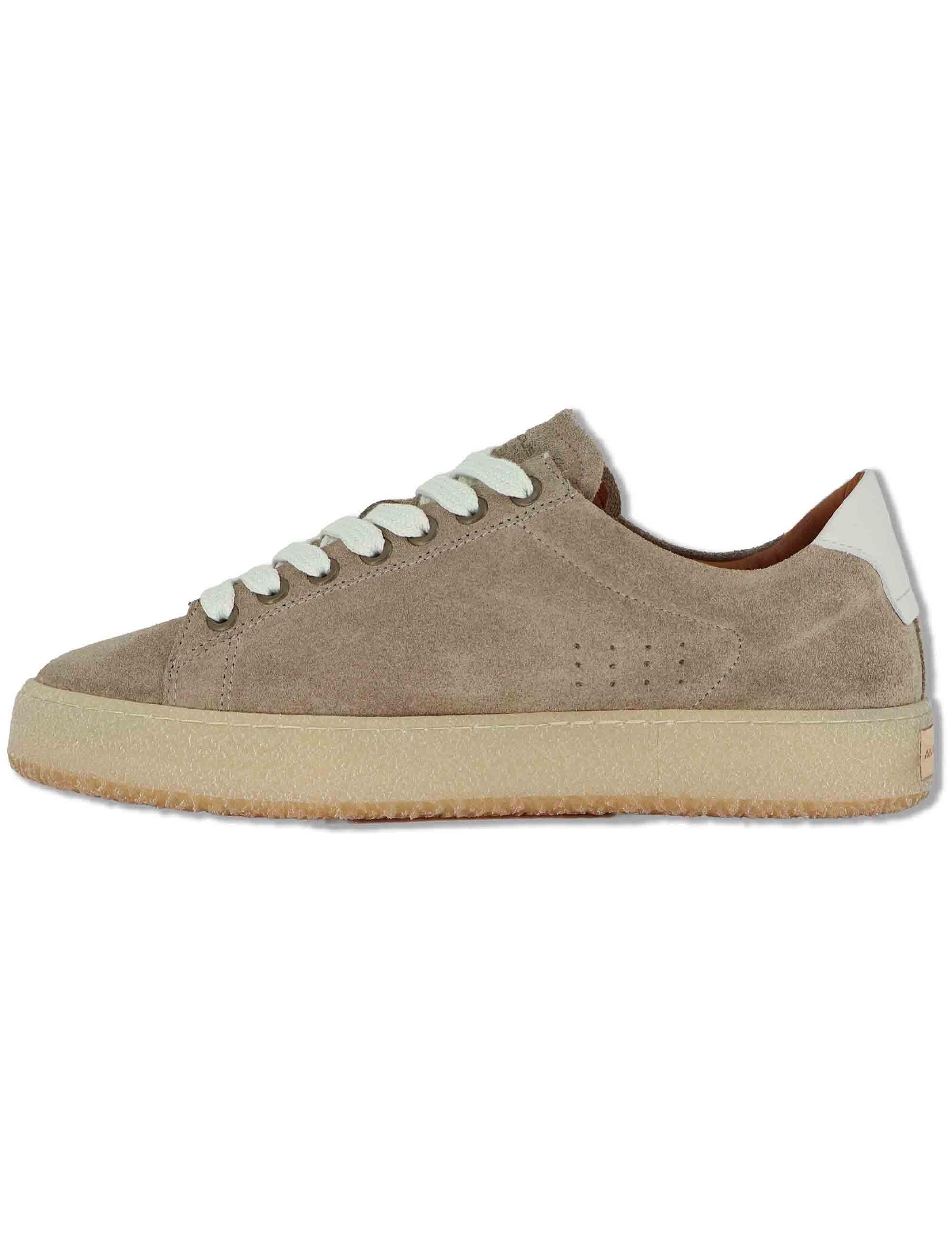 Sneakers uomo Kelpe in camoscio taupe con suola alta 13971 11218AM Ambitious 