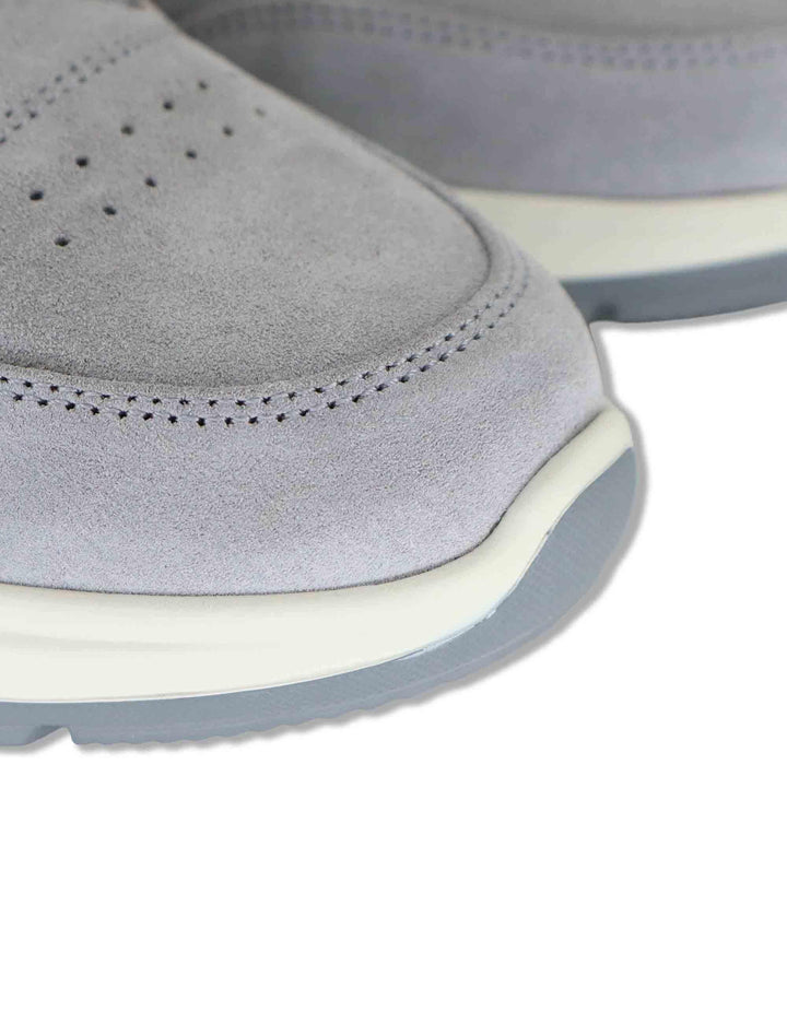 Sneakers donna in camoscio grigio con suola in gomma ammortizzata SP60041 018 Spatarella 