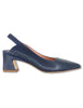 Slingback in pelle blu con cinturino elastico Donna SP2047 002