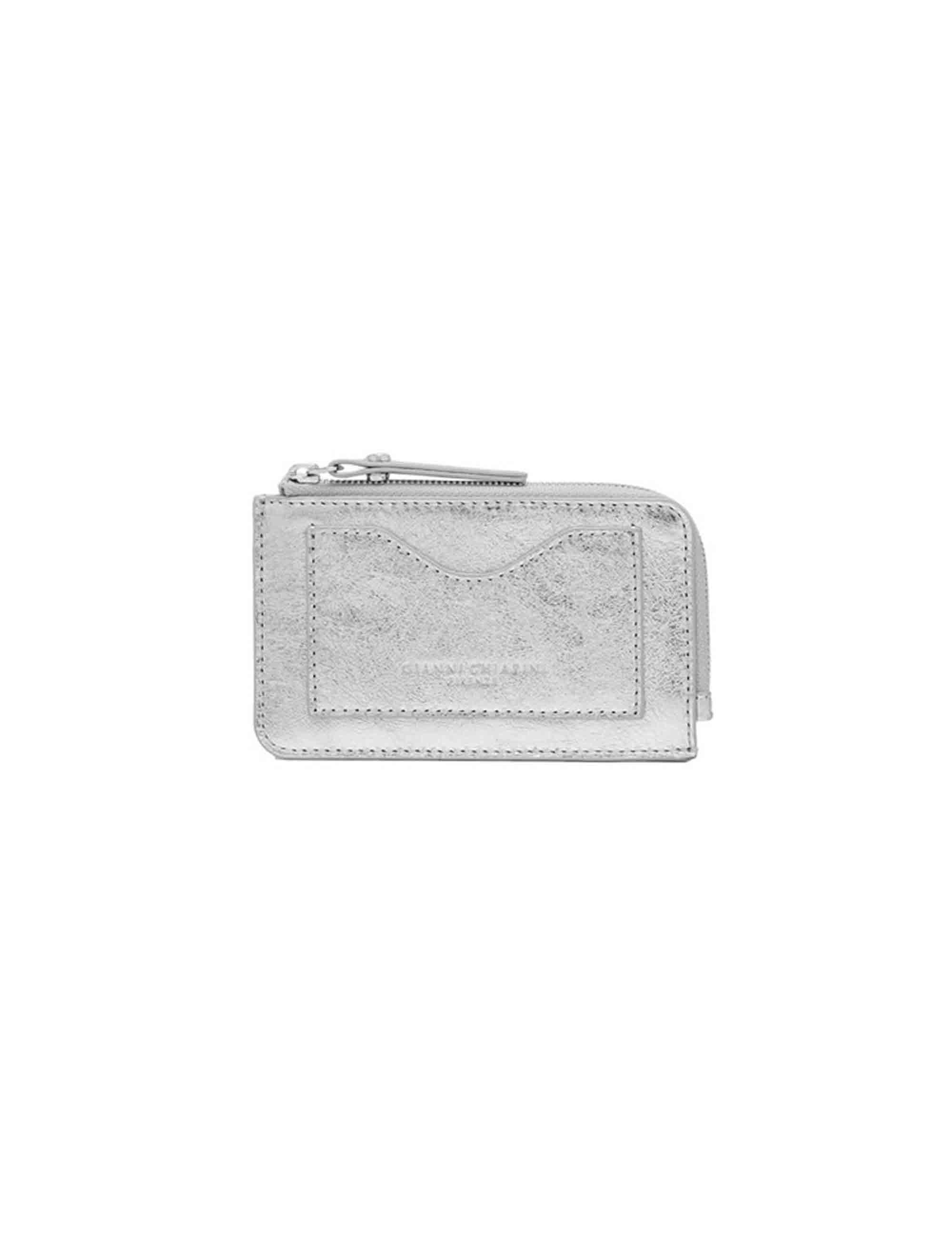 Portafogli donna in pelle argento PFW5085 359 LMW Gianni Chiarini 