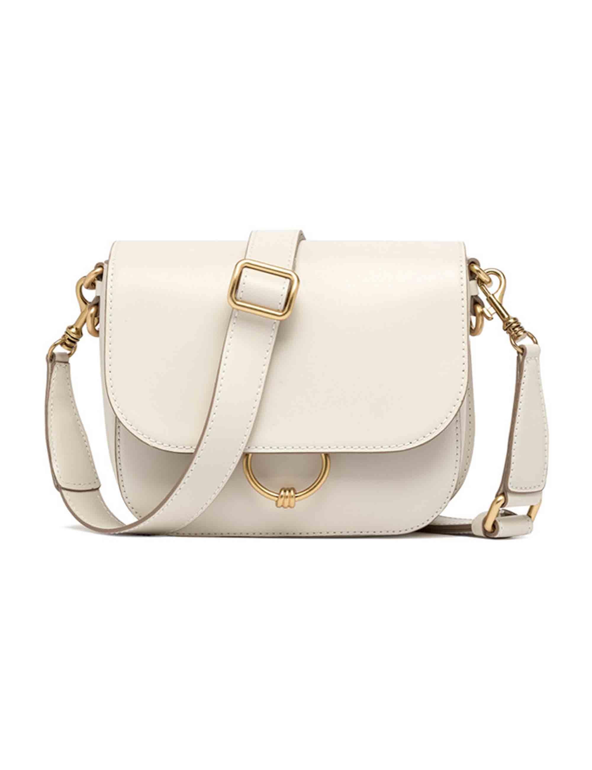 Borse a tracolla donna Meg in pelle panna BS8985 3890 PRCK Gianni Chiarini 