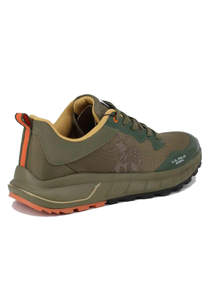 Sneakers uomo in tessuto tecnico verde SETH005 MIL U.S. Polo Assn. 