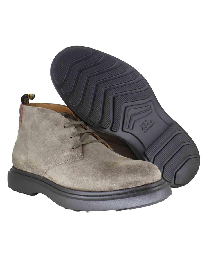 Stivaletti uomo in camoscio taupe con suola ultra light 14020 1580AM Ambitious 