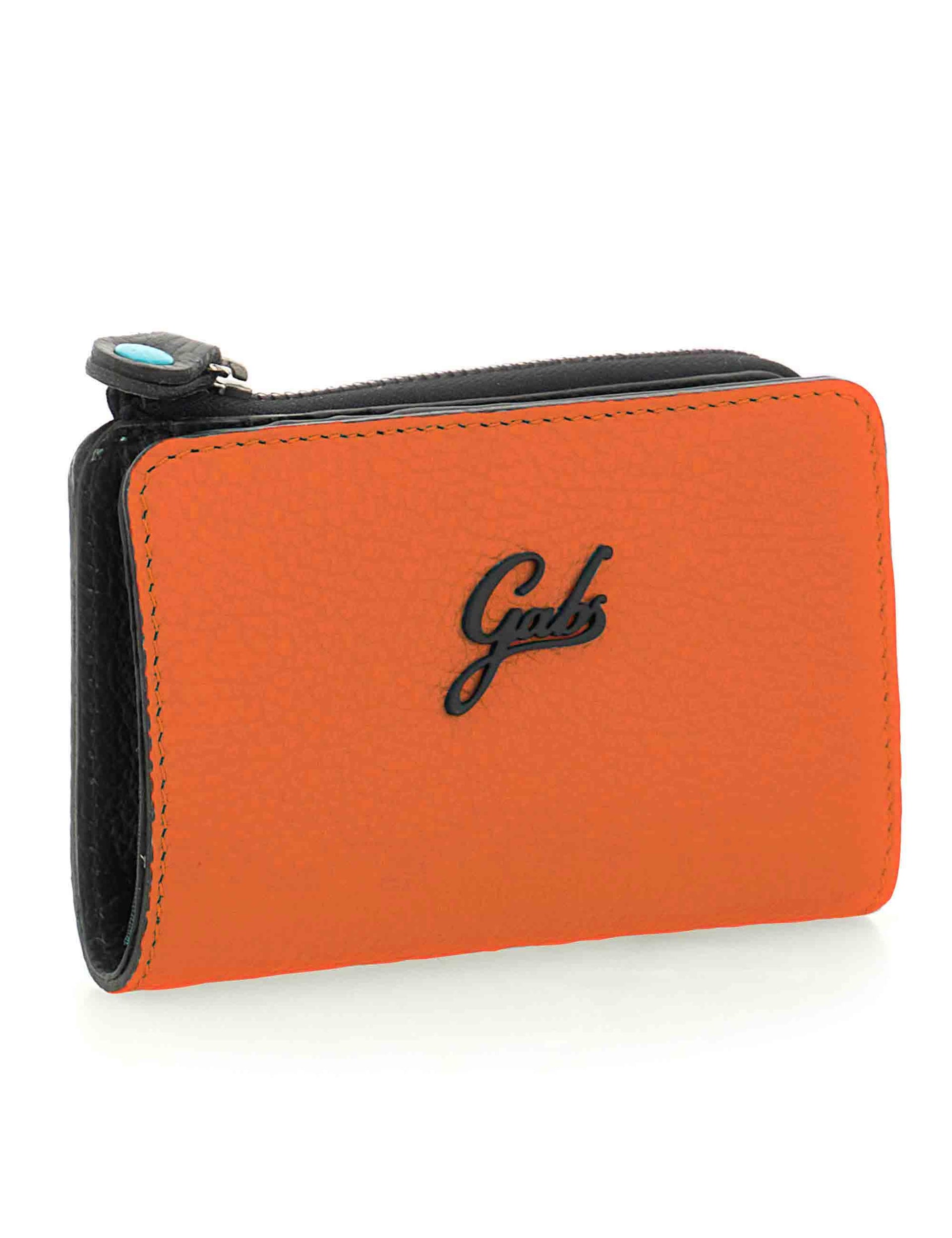 Potafogli donna Gmoney 57 in pelle arancione con zip G010280ND X2428 C5518 Gabs 