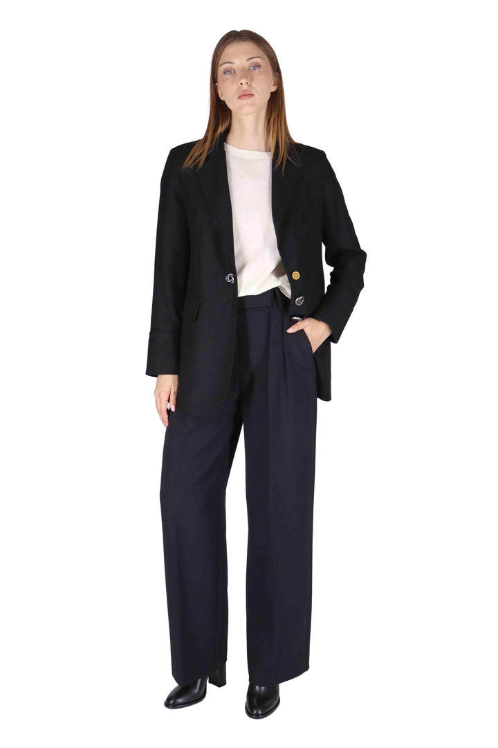 Giacche monopetto donna Tailored in Wool in lana nero JD647120294 20000 Maliparmi 
