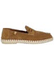 Espadrillas in camoscio cuoio con suola in corda Uomo TRACK 014
