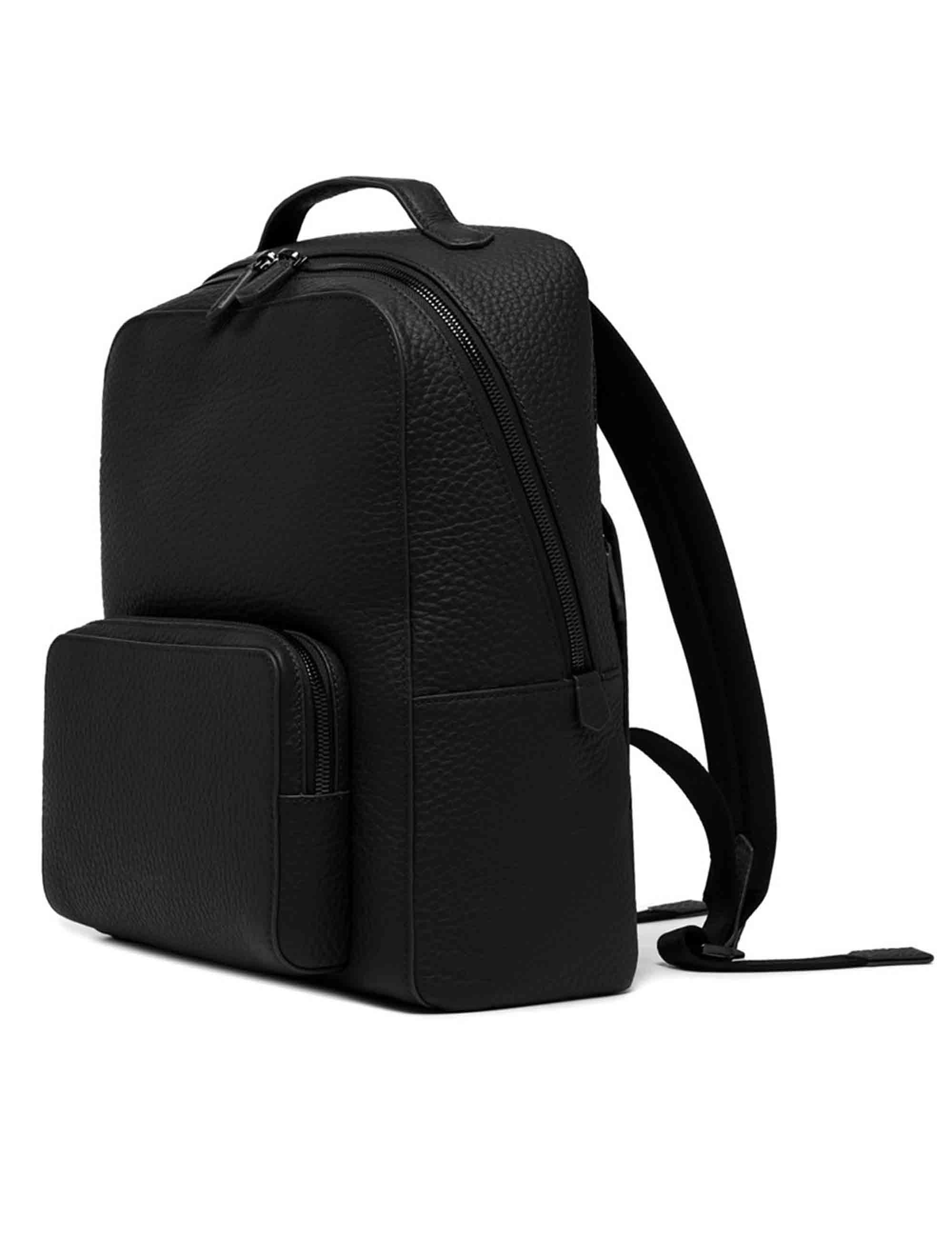 Zaini uomo Florence in pelle nera ZNU B17813-1 DS 001 Gianni Chiarini 