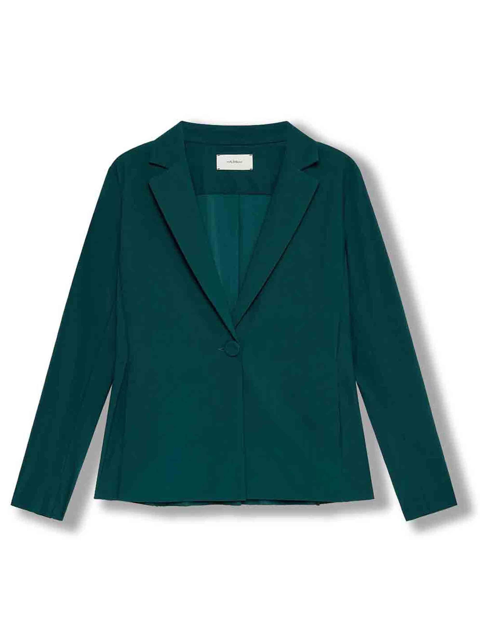 Giacche donna Soft in jersey verde monocolore JD646570210 60050 Maliparmi 